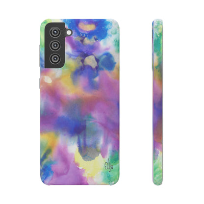 iPhone Samsung Galaxy Pixel5G Snap Case Phone Case Euphoric Colors