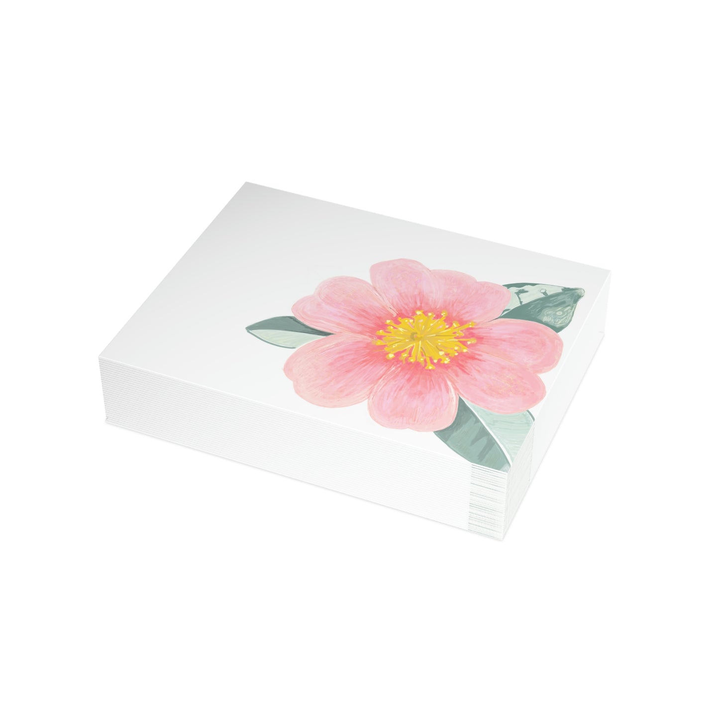 Camellia Folded Greeting Card