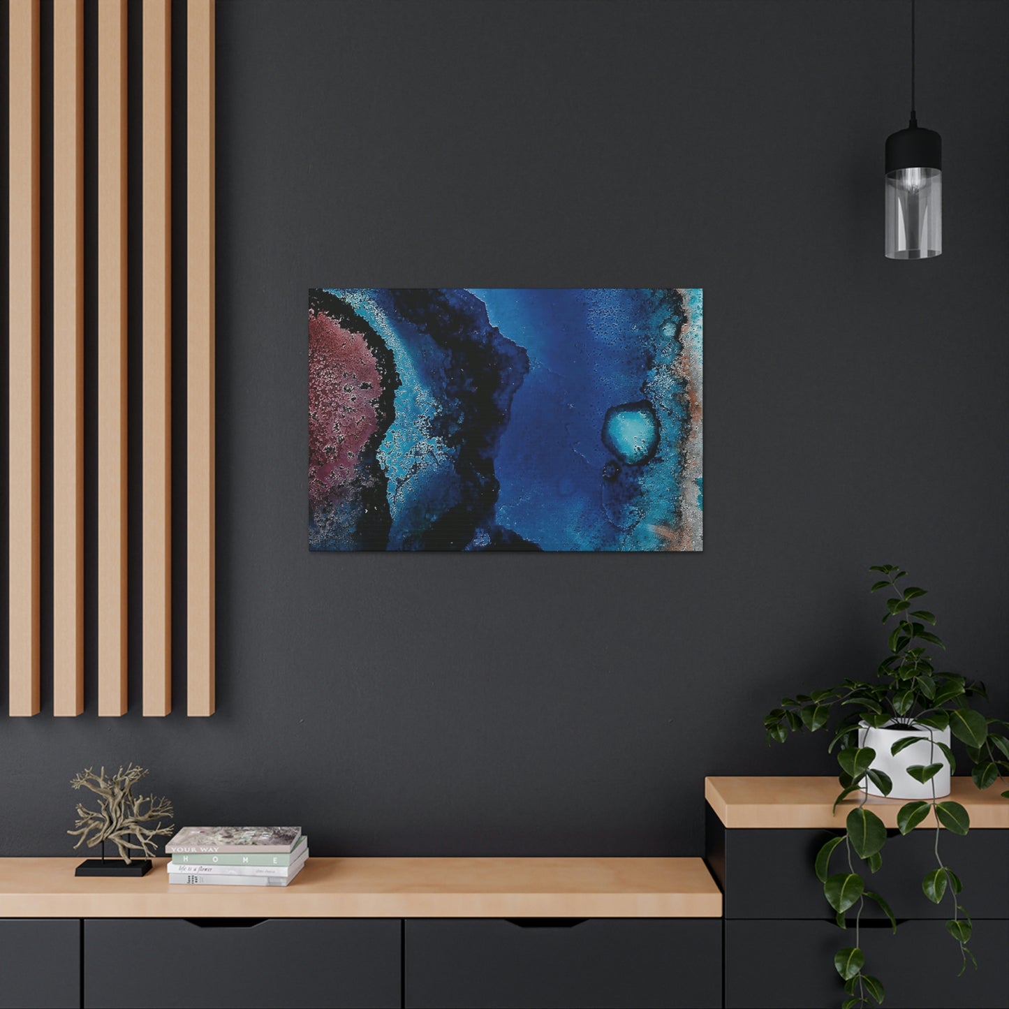 Inner Space 8 Canvas Print - Alja Design