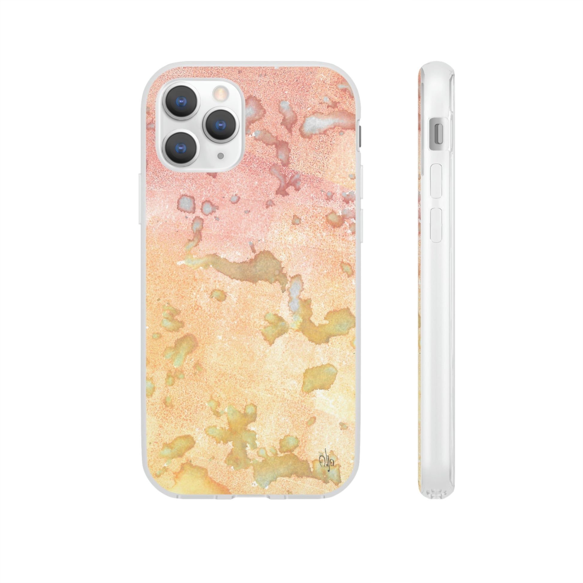 iPhone and Samsung Galaxy Flexi Phone Case Red Planet - Alja Design