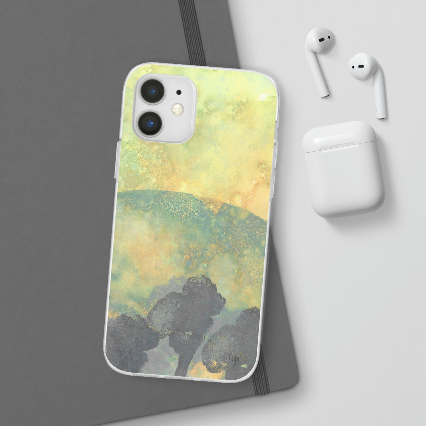 iPhone and Samsung Galaxy Flexi Phone Case Gentle Forest - Alja Design