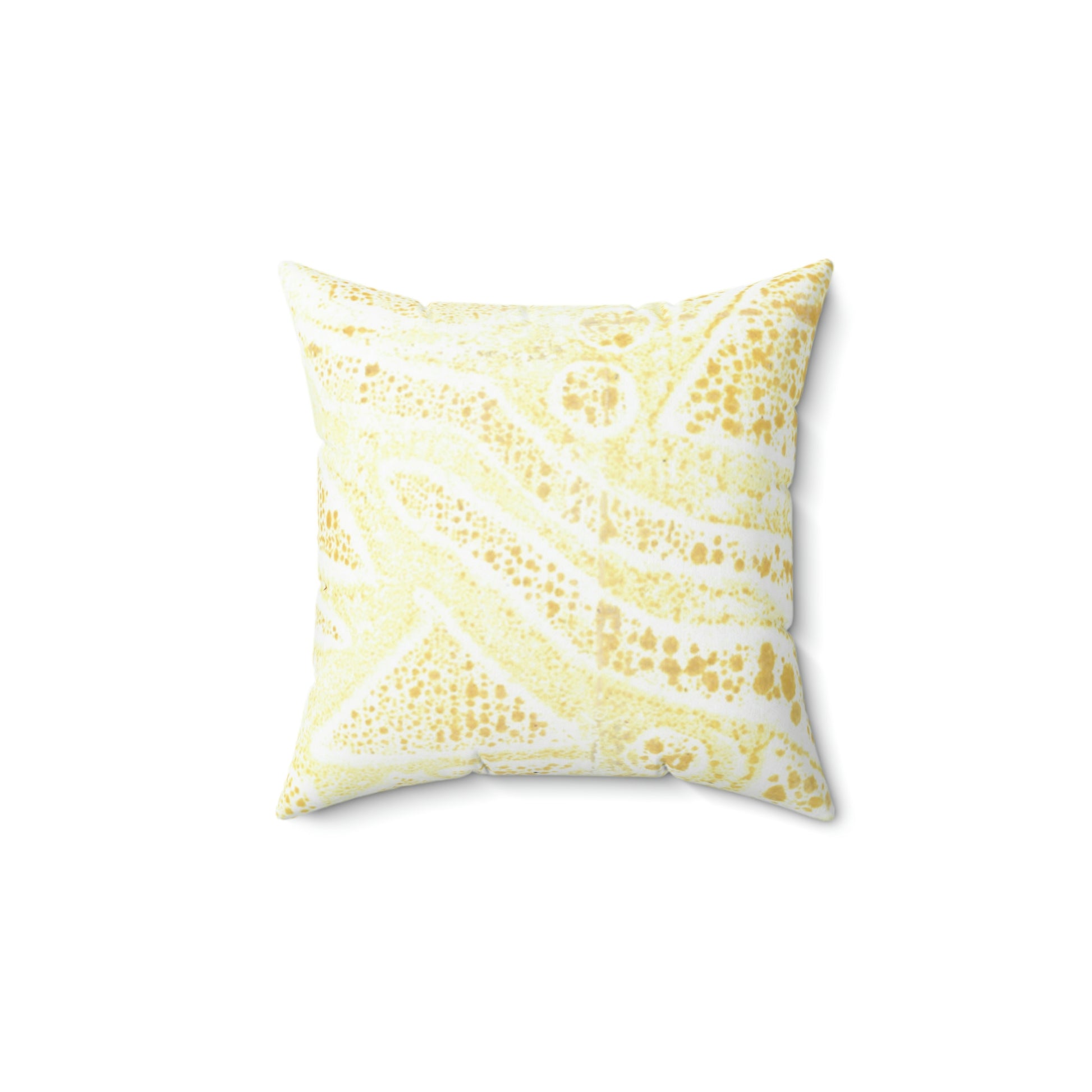 Light Yellow Grain Square Pillow - Alja Design