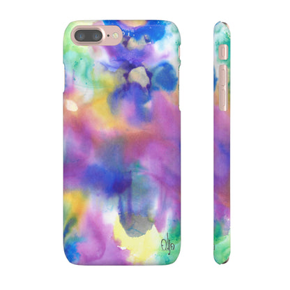 iPhone Samsung Galaxy Pixel5G Snap Case Phone Case Euphoric Colors