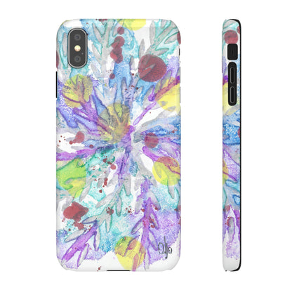 iPhone Samsung Galaxy Pixel5G Snap Case Phone Case Winter Colors