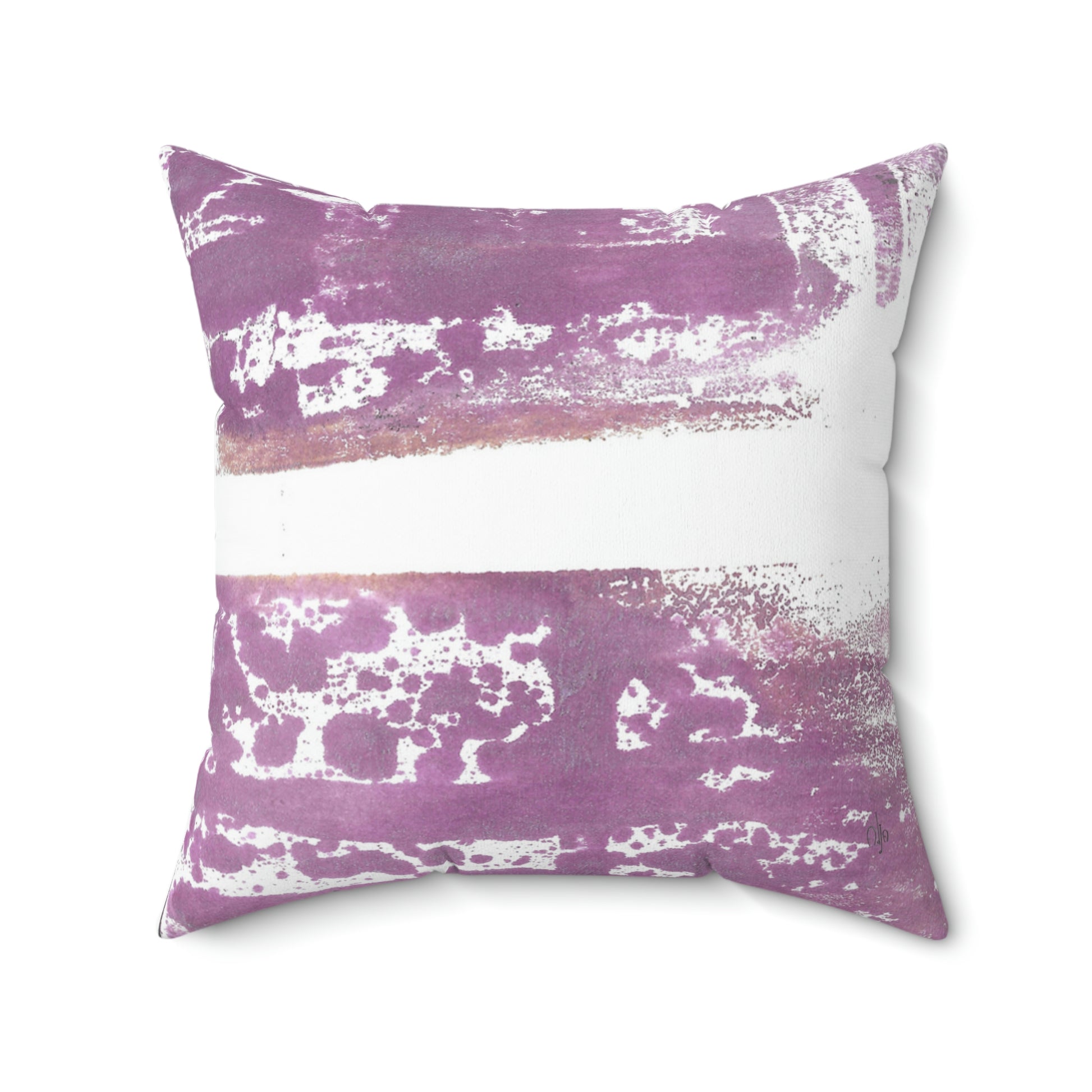 Purple Horizon Square Pillow - Alja Design