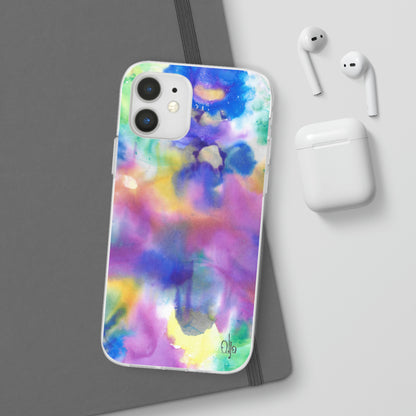 iPhone and Samsung Galaxy Flexi Phone Case Euphoric Colors - Alja Design