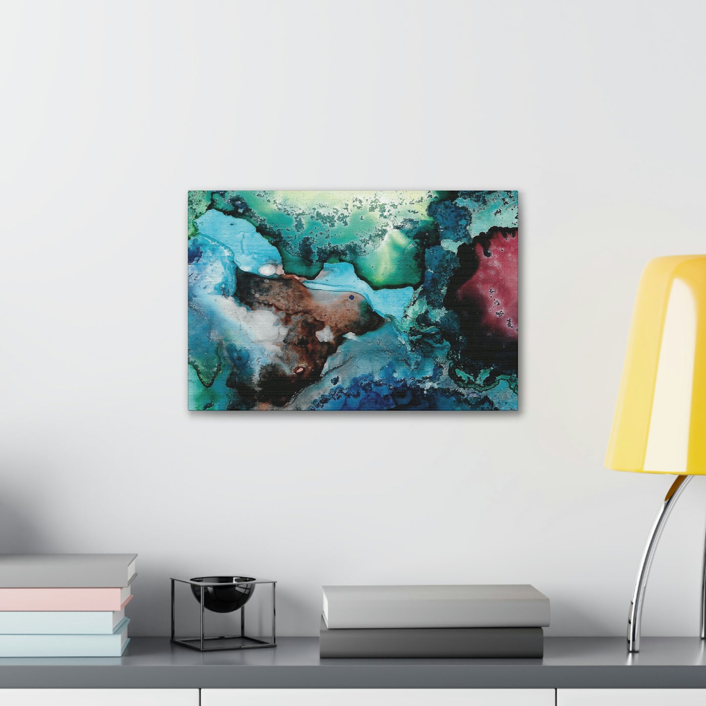 Inner Space 18 Canvas Print - Alja Design