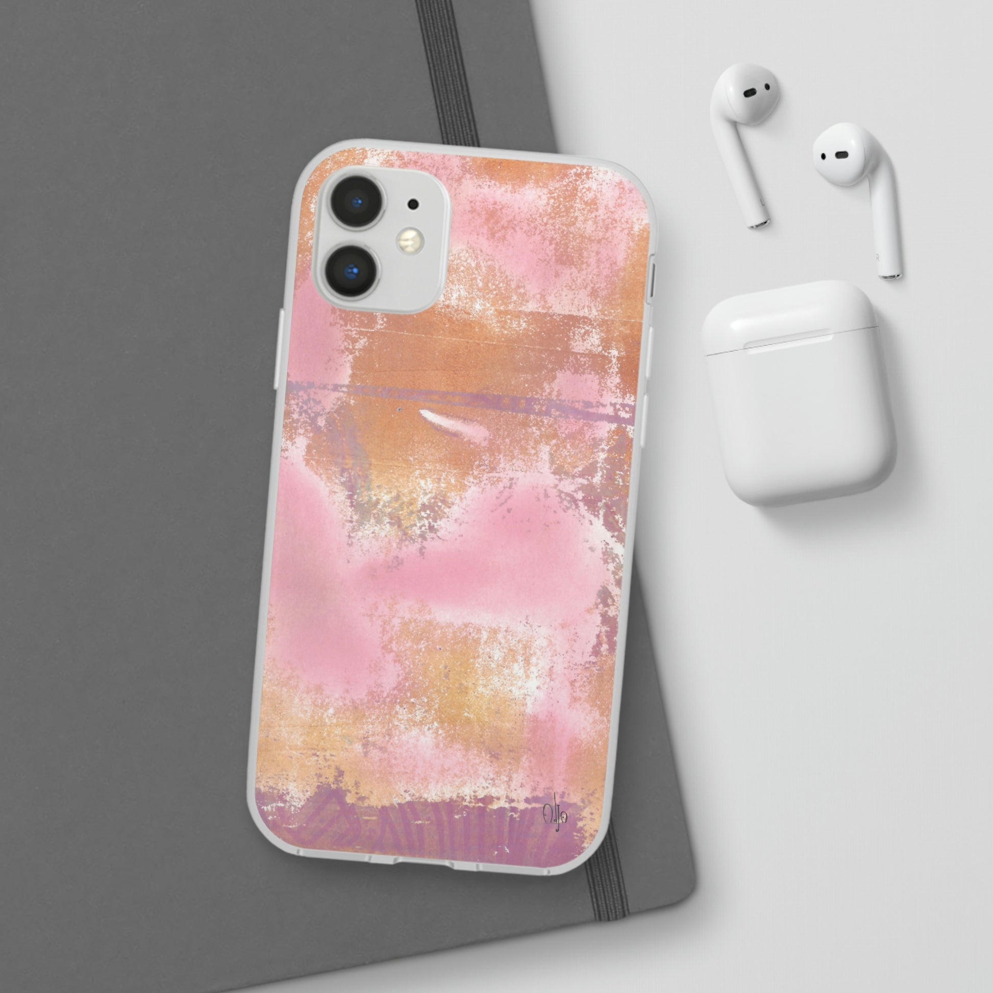 iPhone and Samsung Galaxy Flexi Phone Case Passionate Pink - Alja Design