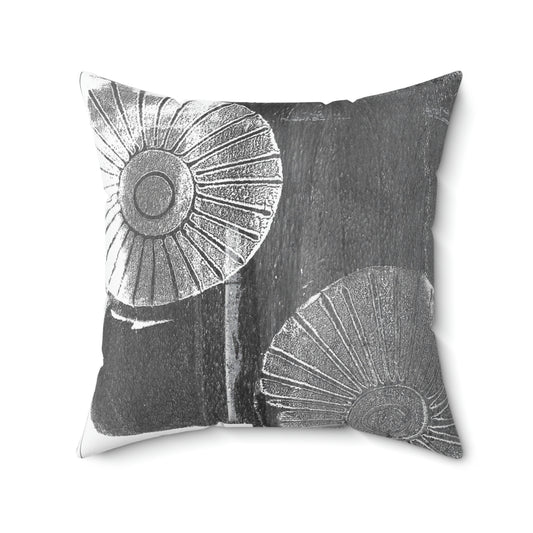 Dark Carousel Square Pillow - Alja Design