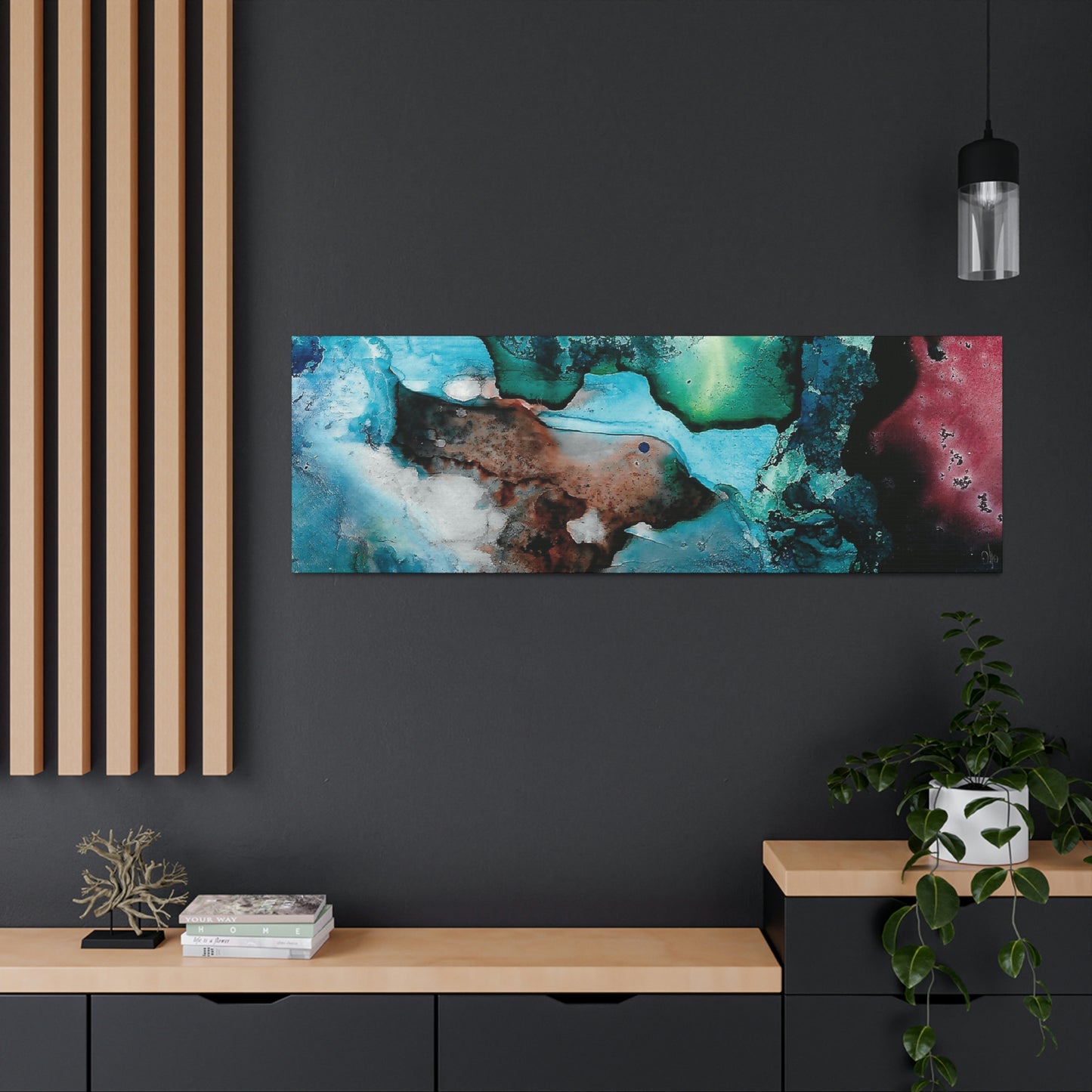 Inner Space 18 Canvas Print - Alja Design