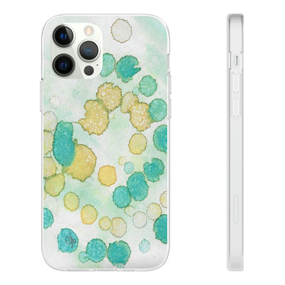 iPhone and Samsung Galaxy Flexi Phone Case Deep Bubbles - Alja Design