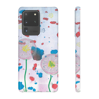 iPhone Samsung Galaxy Pixel5G Snap Case Phone Case Dandelion Party