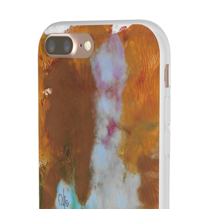 iPhone and Samsung Galaxy Flexi Phone Case Yellow Cascade - Alja Design