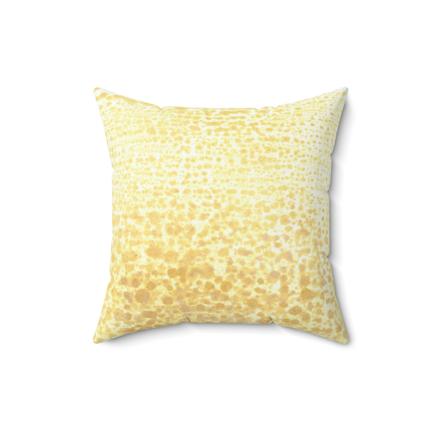 Dark Yellow Grain Square Pillow - Alja Design