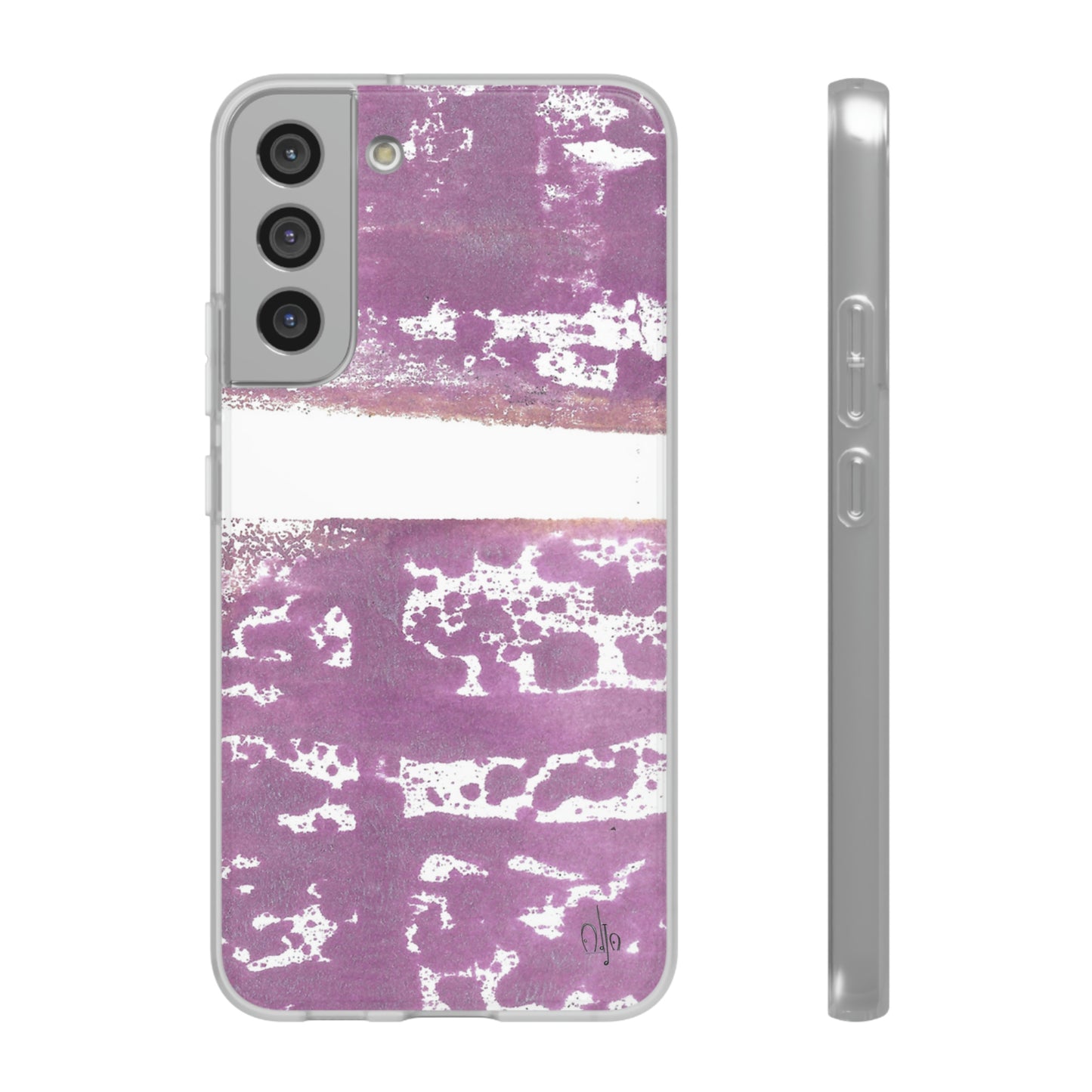 iPhone and Samsung Galaxy Flexi Phone Case Purple Horizon - Alja Design