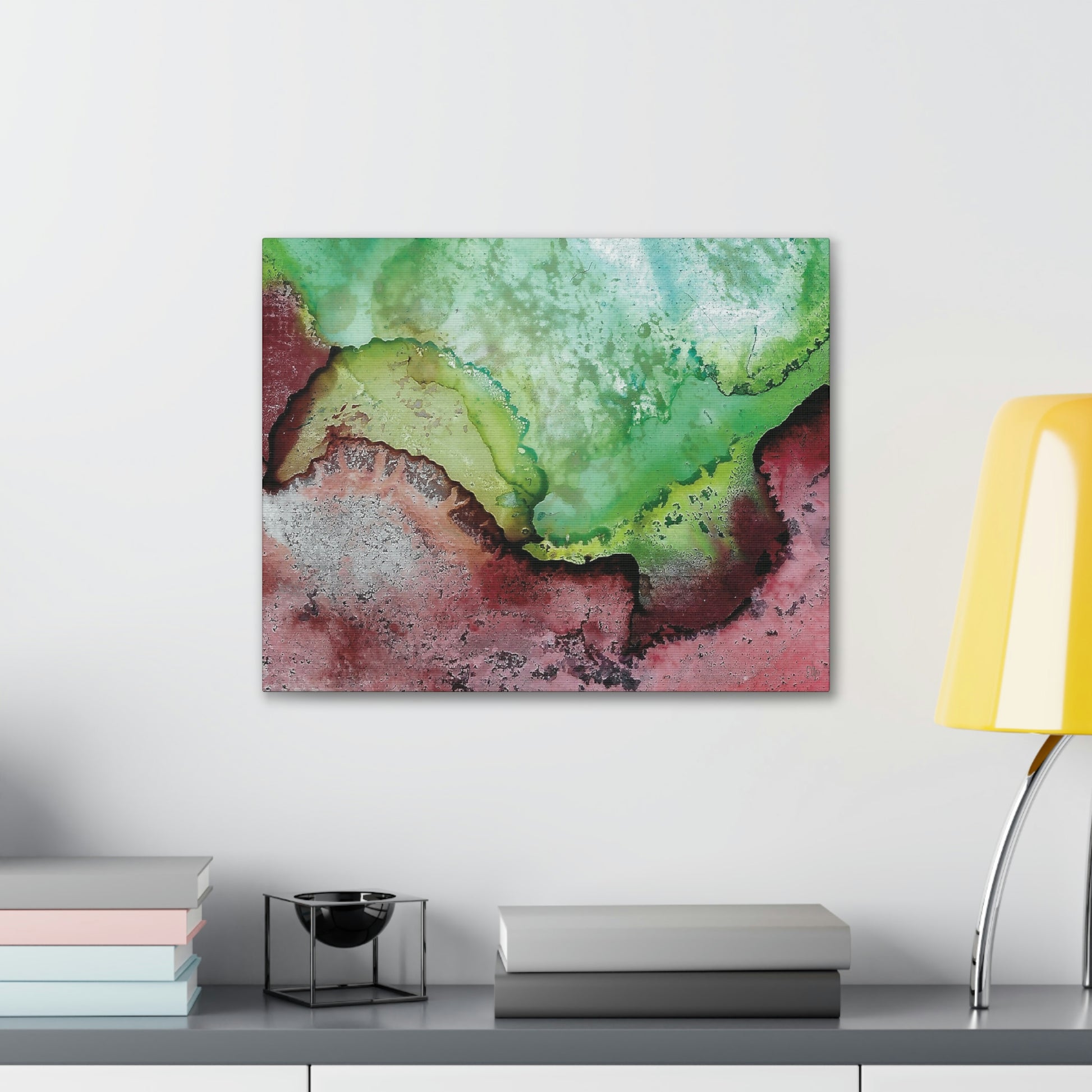 Inner Space 16 Canvas Print - Alja Design