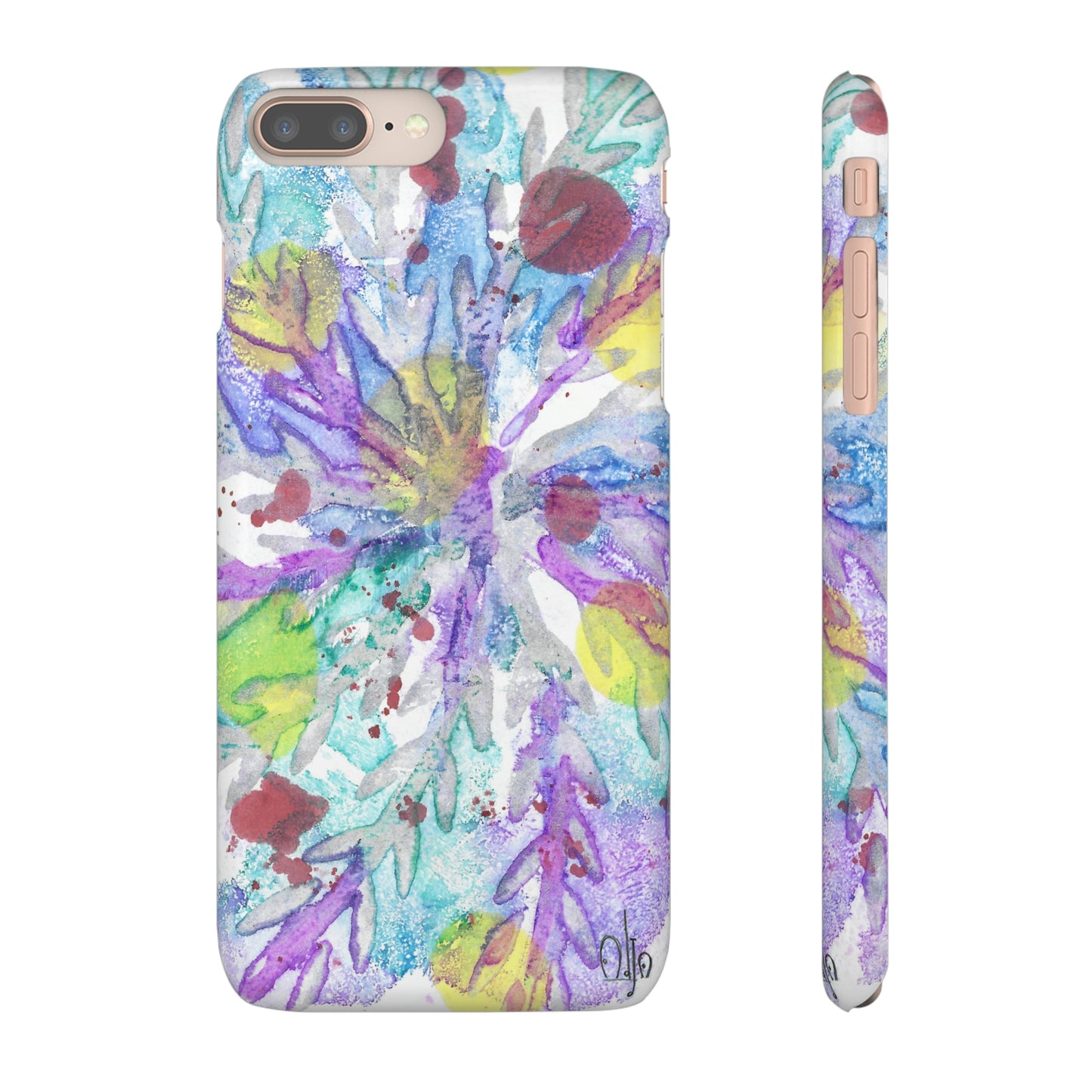 iPhone Samsung Galaxy Pixel5G Snap Case Phone Case Winter Colors