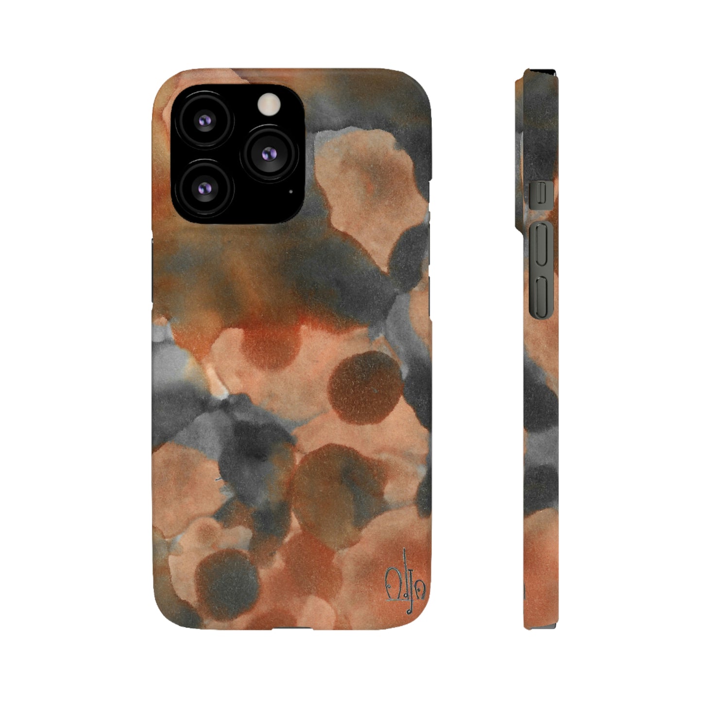 iPhone Samsung Galaxy Pixel5G Snap Case Phone Case Cool Magma