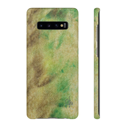 iPhone Samsung Galaxy Pixel5G Snap Case Phone Case Green Marble