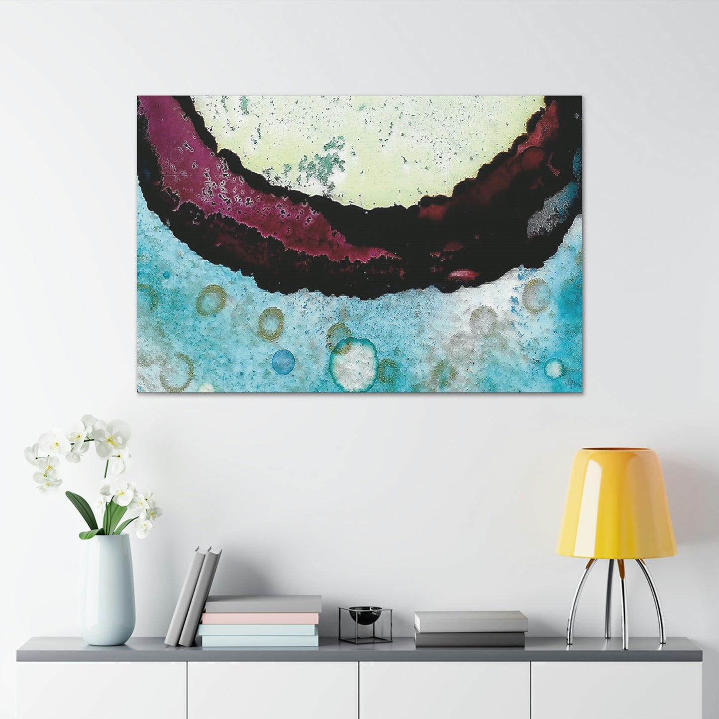 Inner Space 7 Canvas Print - Alja Design