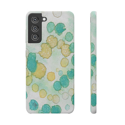 iPhone Samsung Galaxy Pixel5G Snap Case Phone Case Deep Bubbles