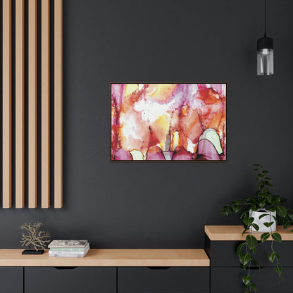 Off the Grid 12 Framed Canvas Print - Alja Design