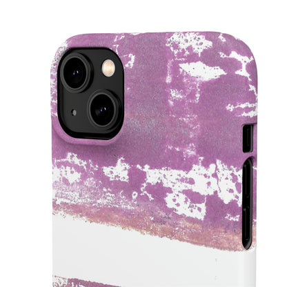 iPhone Samsung Galaxy Pixel5G Snap Case Phone Case Purple Horizon