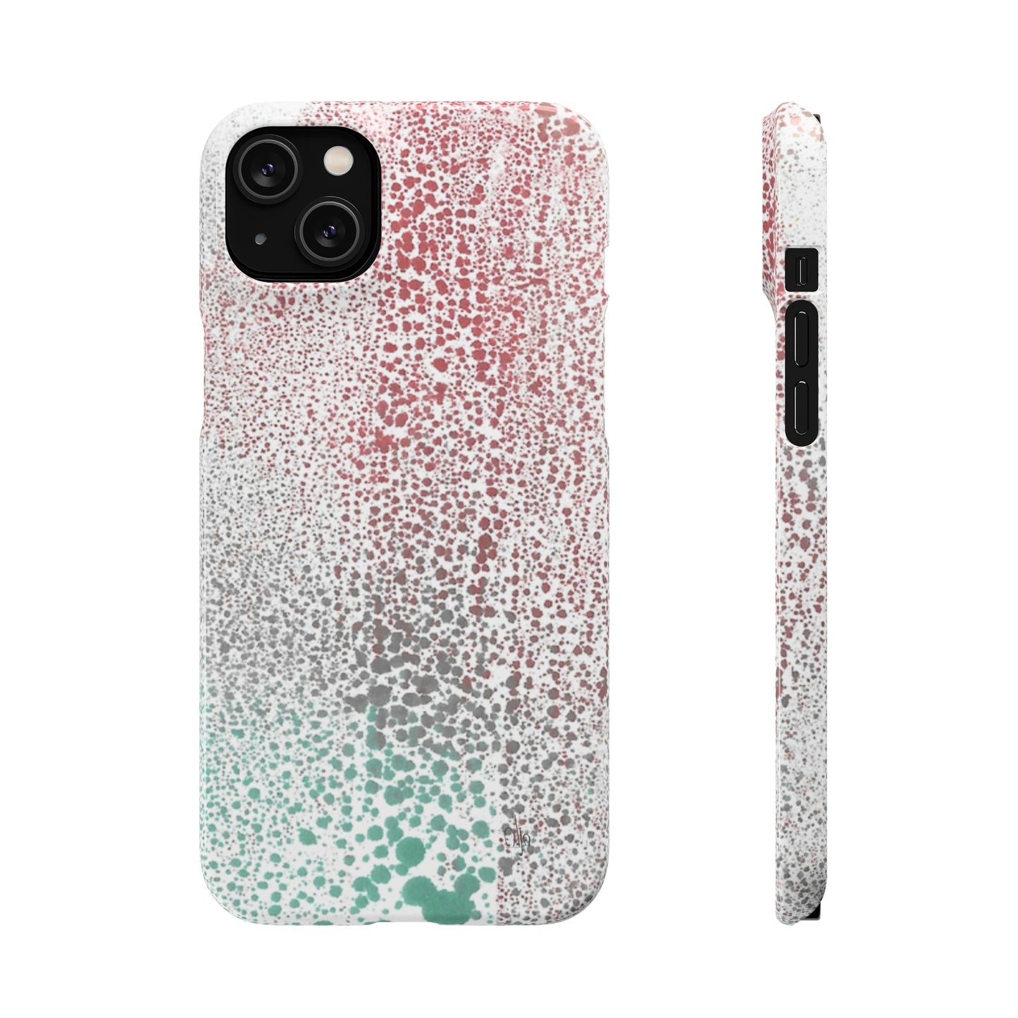 iPhone Samsung Galaxy Pixel5G Snap Case Phone Case Gradient Drip