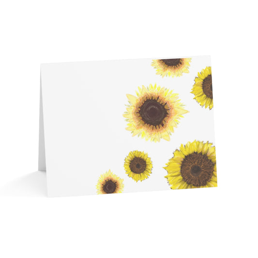 Sunflowers Folded Greeting Card
