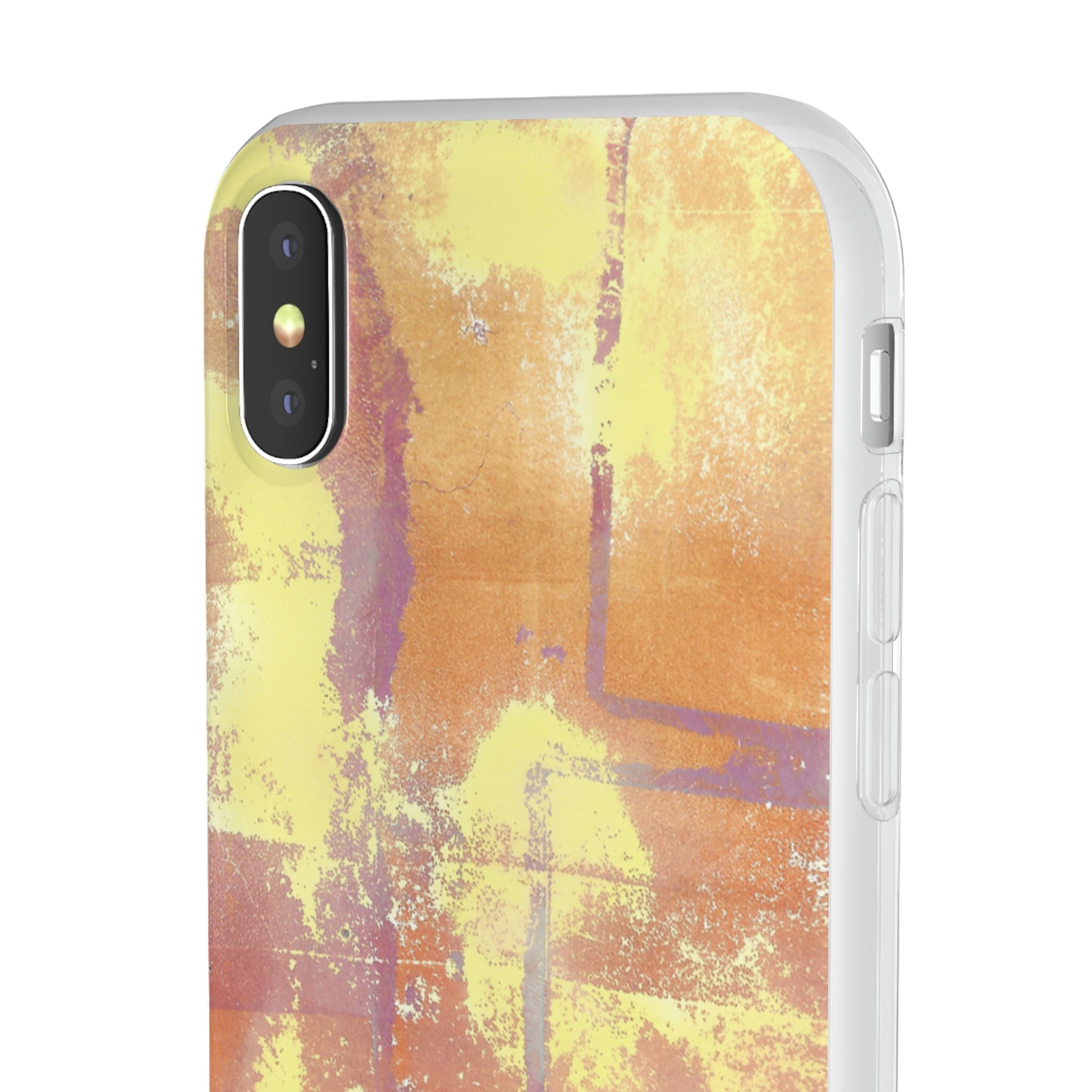 iPhone and Samsung Galaxy Flexi Phone Case Passionate Orange - Alja Design