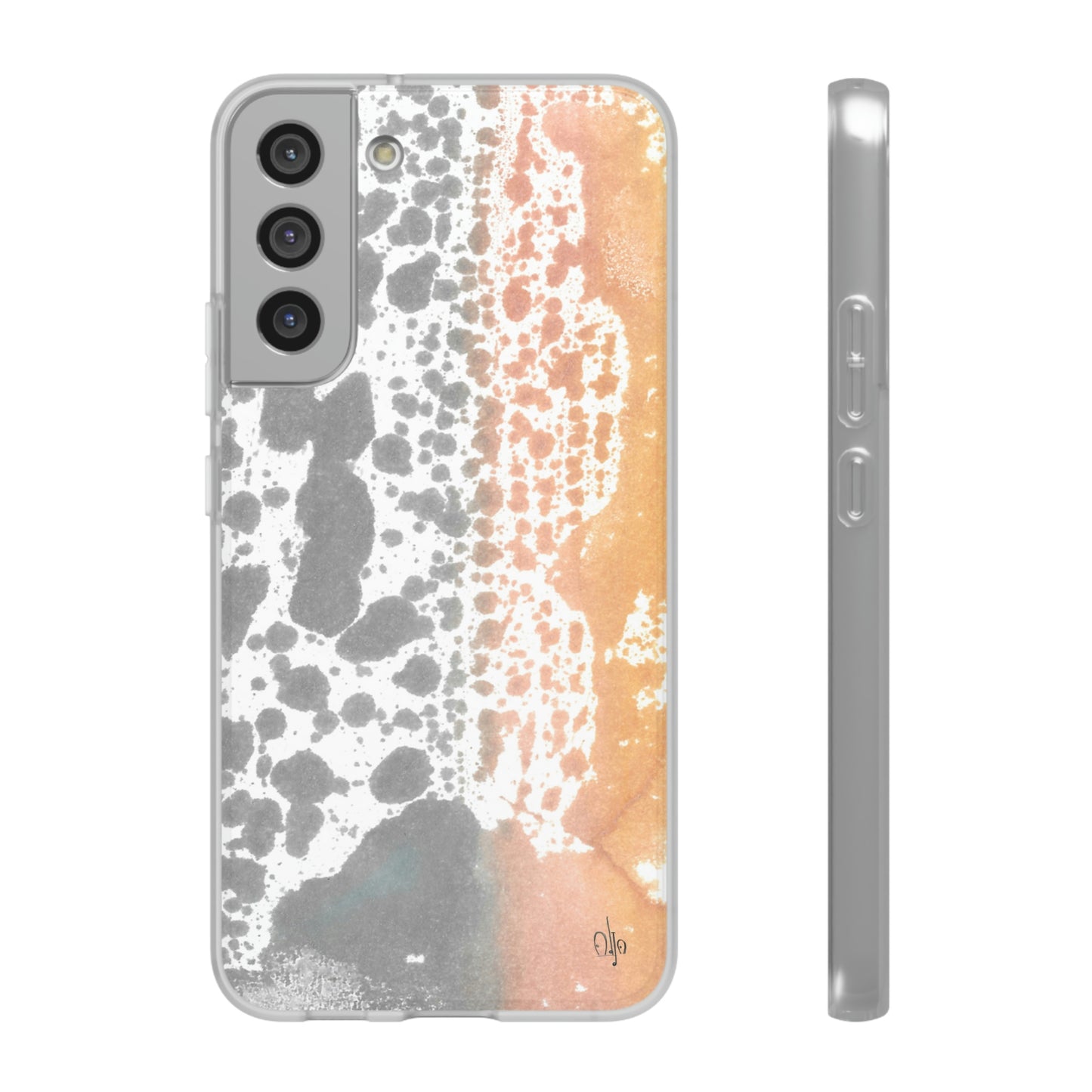 iPhone and Samsung Galaxy Flexi Phone Case Lava Waterfall - Alja Design