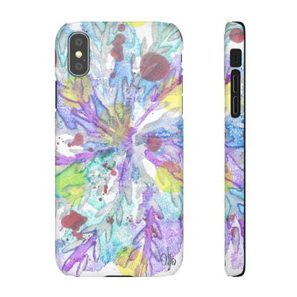 iPhone Samsung Galaxy Pixel5G Snap Case Phone Case Winter Colors