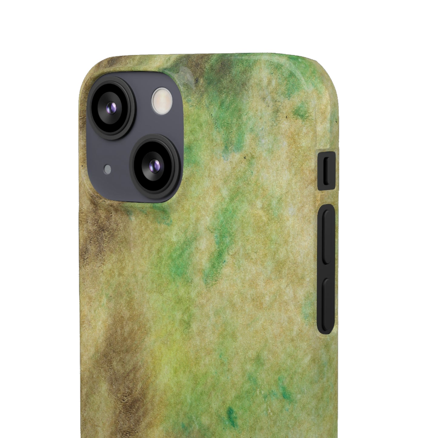 iPhone Samsung Galaxy Pixel5G Snap Case Phone Case Green Marble