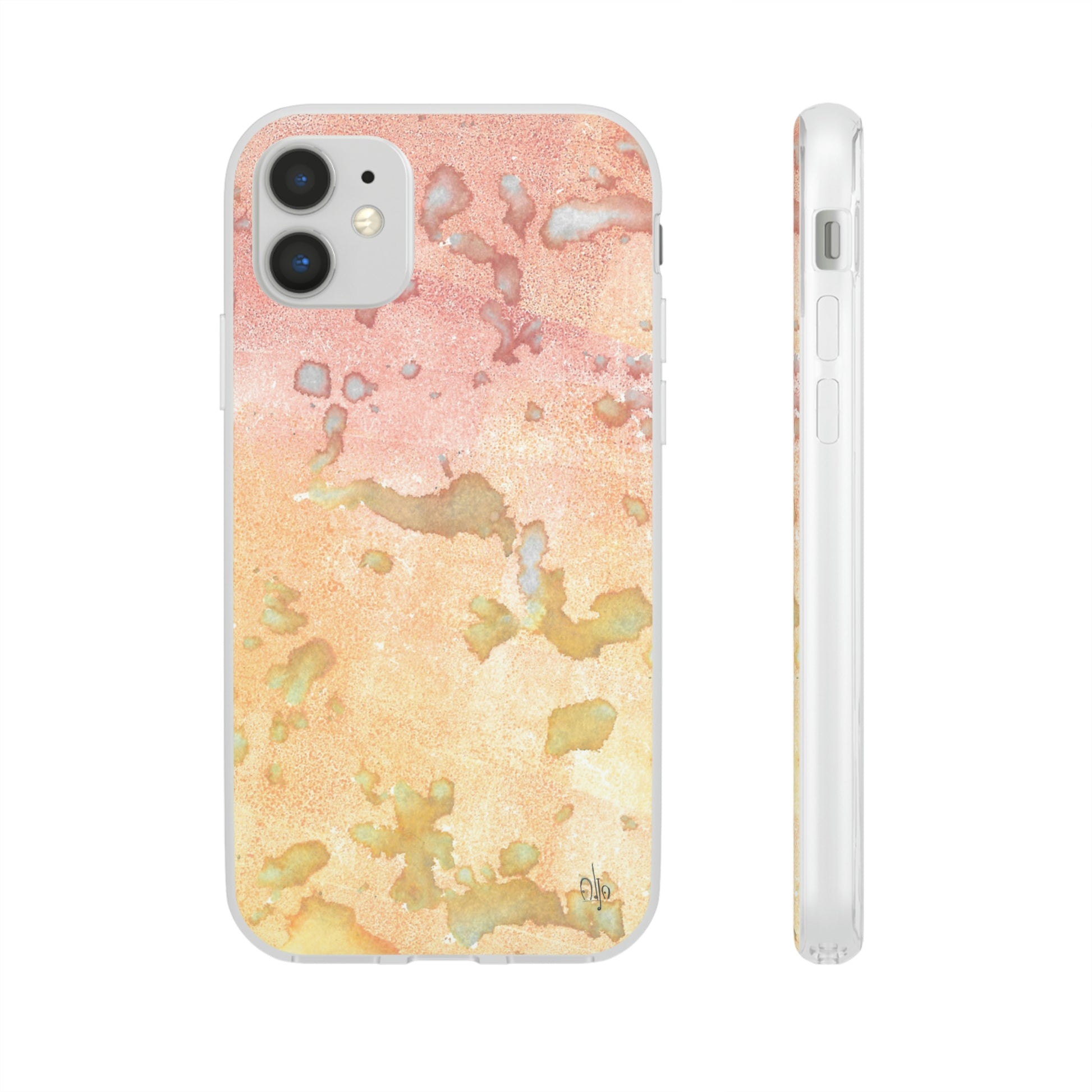 iPhone and Samsung Galaxy Flexi Phone Case Red Planet - Alja Design