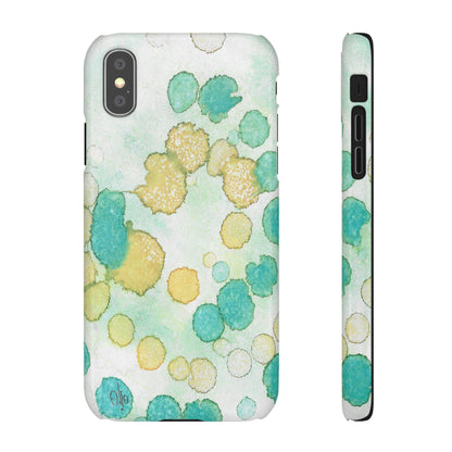 iPhone Samsung Galaxy Pixel5G Snap Case Phone Case Deep Bubbles