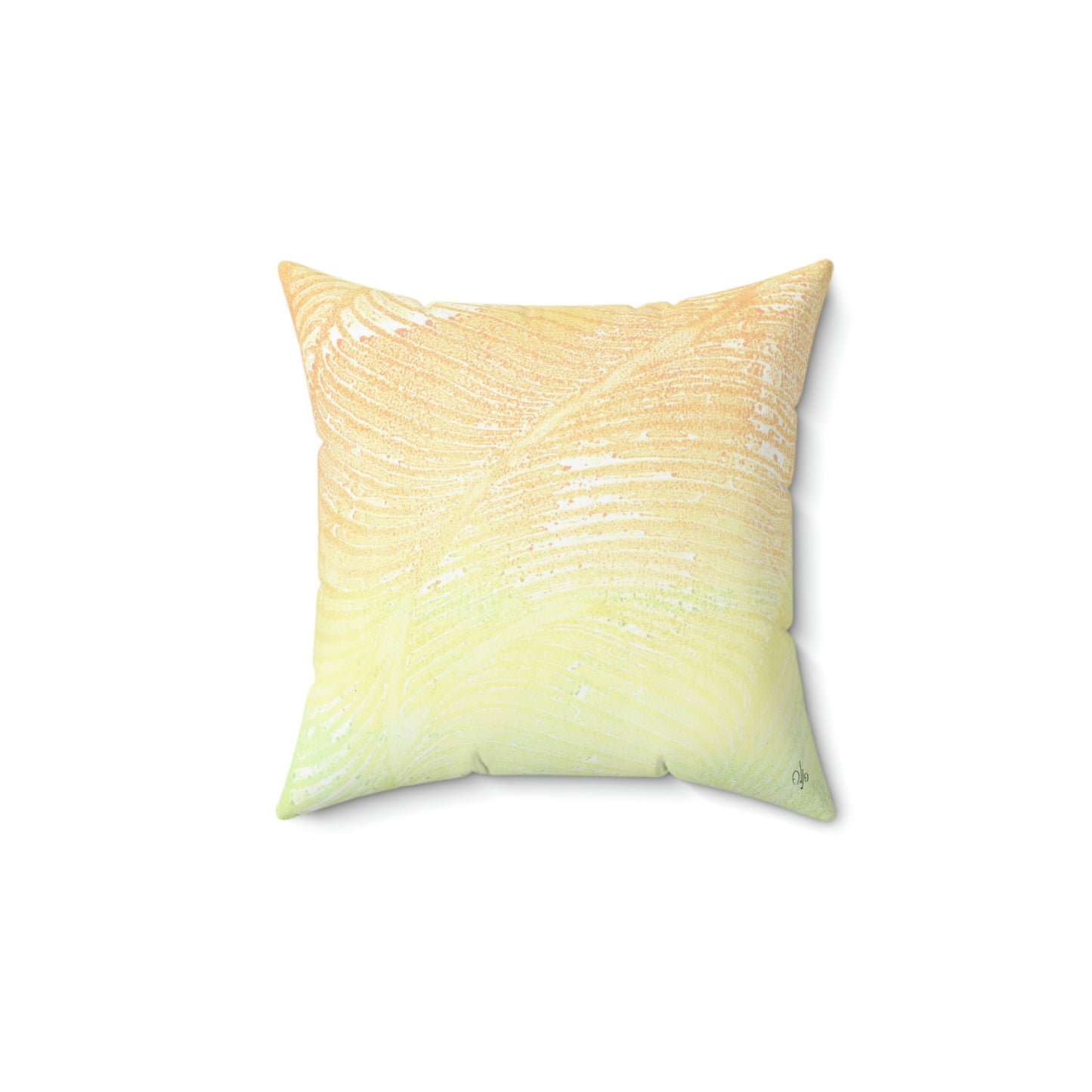 Tropical Waves Square Pillow - Alja Design