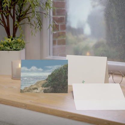 West Cliff Folded Greeting Card