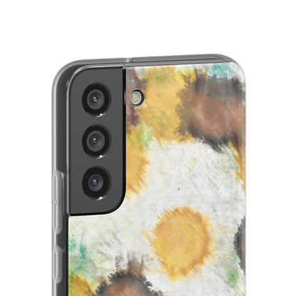 iPhone and Samsung Galaxy Flexi Phone Case Orange Cells - Alja Design