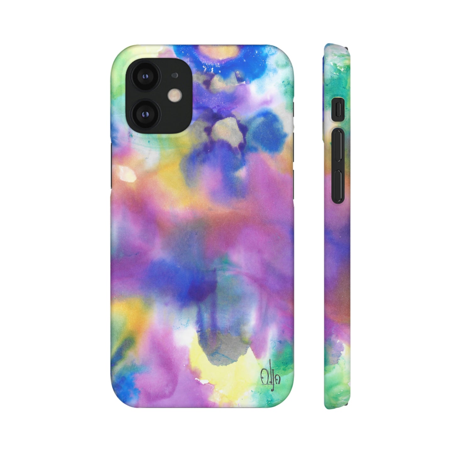 iPhone Samsung Galaxy Pixel5G Snap Case Phone Case Euphoric Colors