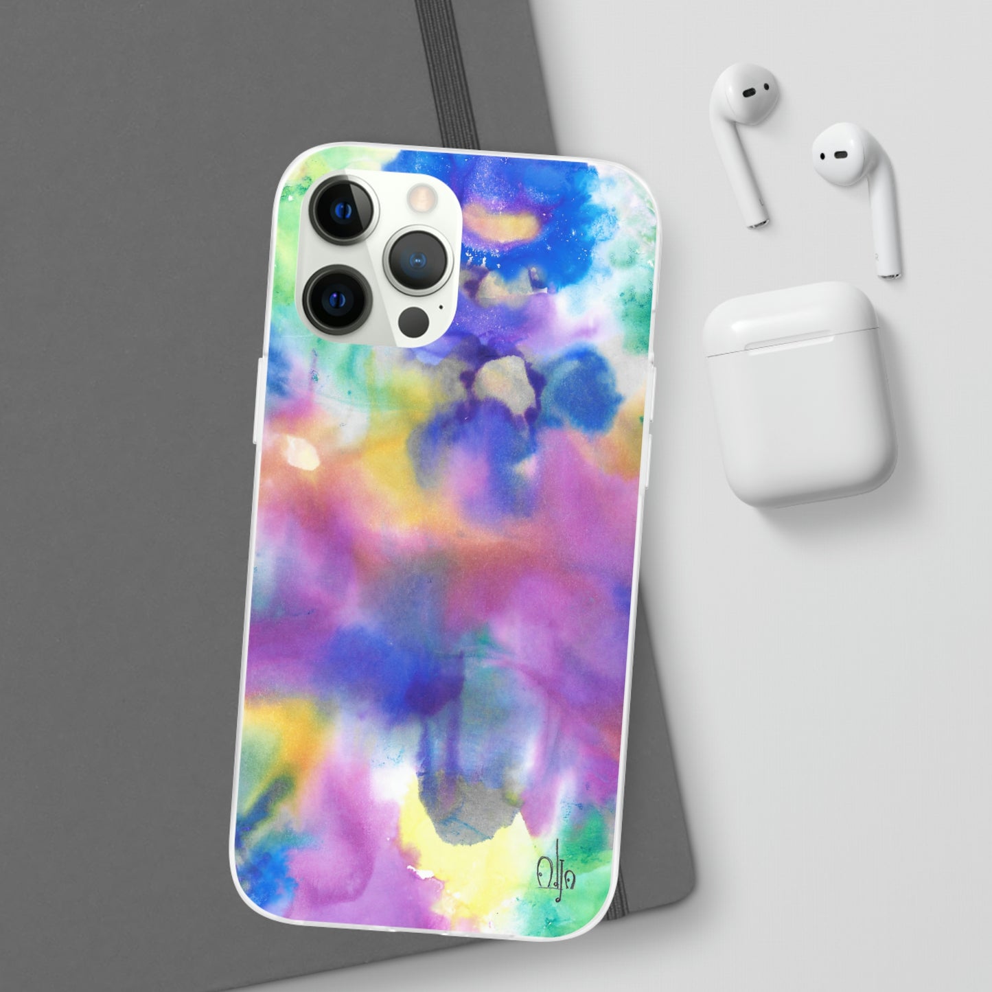 iPhone and Samsung Galaxy Flexi Phone Case Euphoric Colors - Alja Design