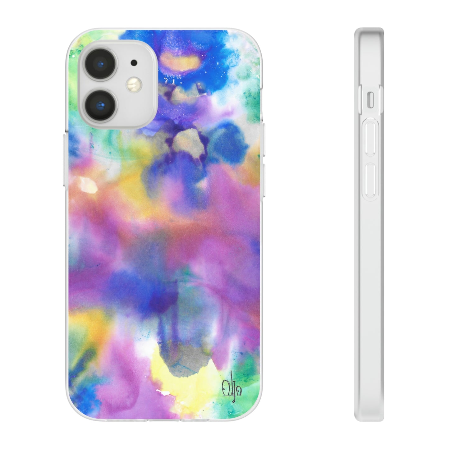 iPhone and Samsung Galaxy Flexi Phone Case Euphoric Colors - Alja Design