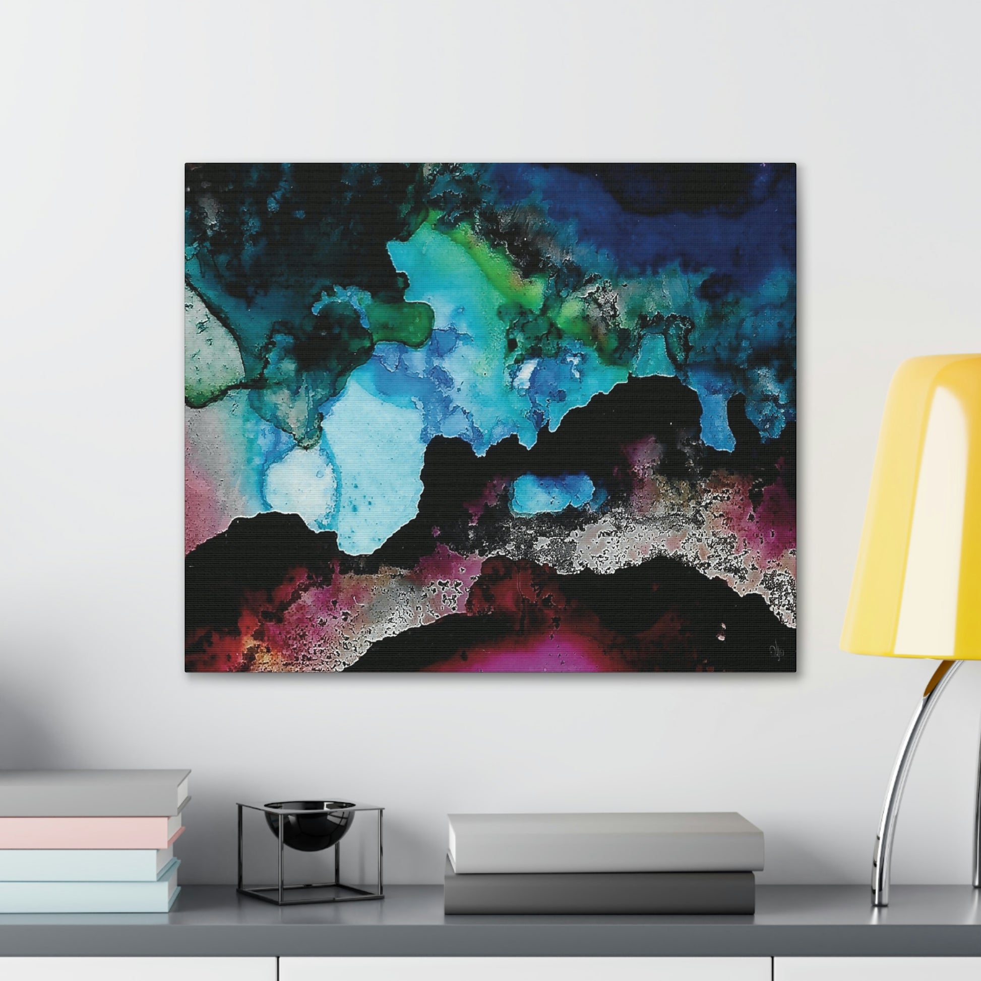 Inner Space 5 Canvas Print - Alja Design