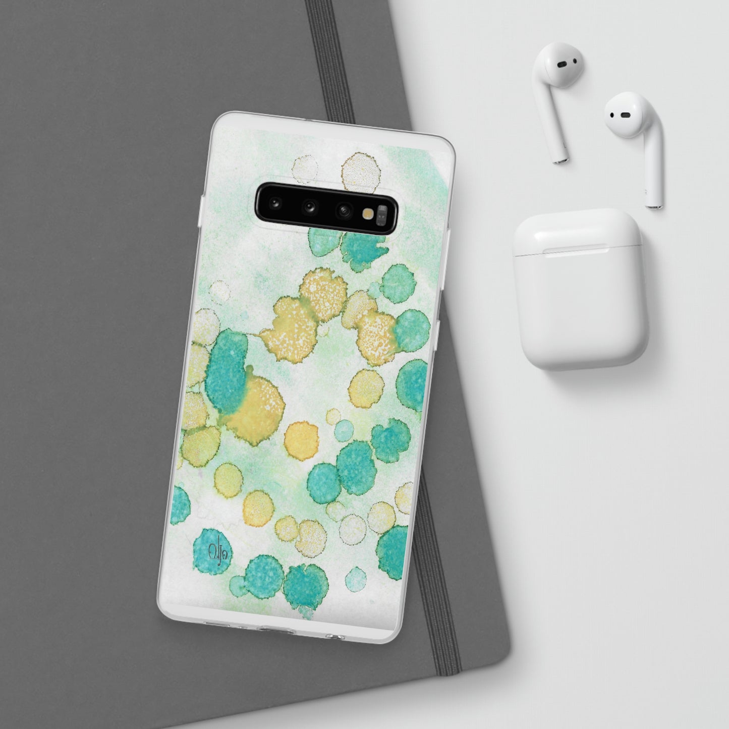 iPhone and Samsung Galaxy Flexi Phone Case Deep Bubbles - Alja Design