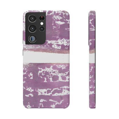 iPhone Samsung Galaxy Pixel5G Snap Case Phone Case Purple Horizon