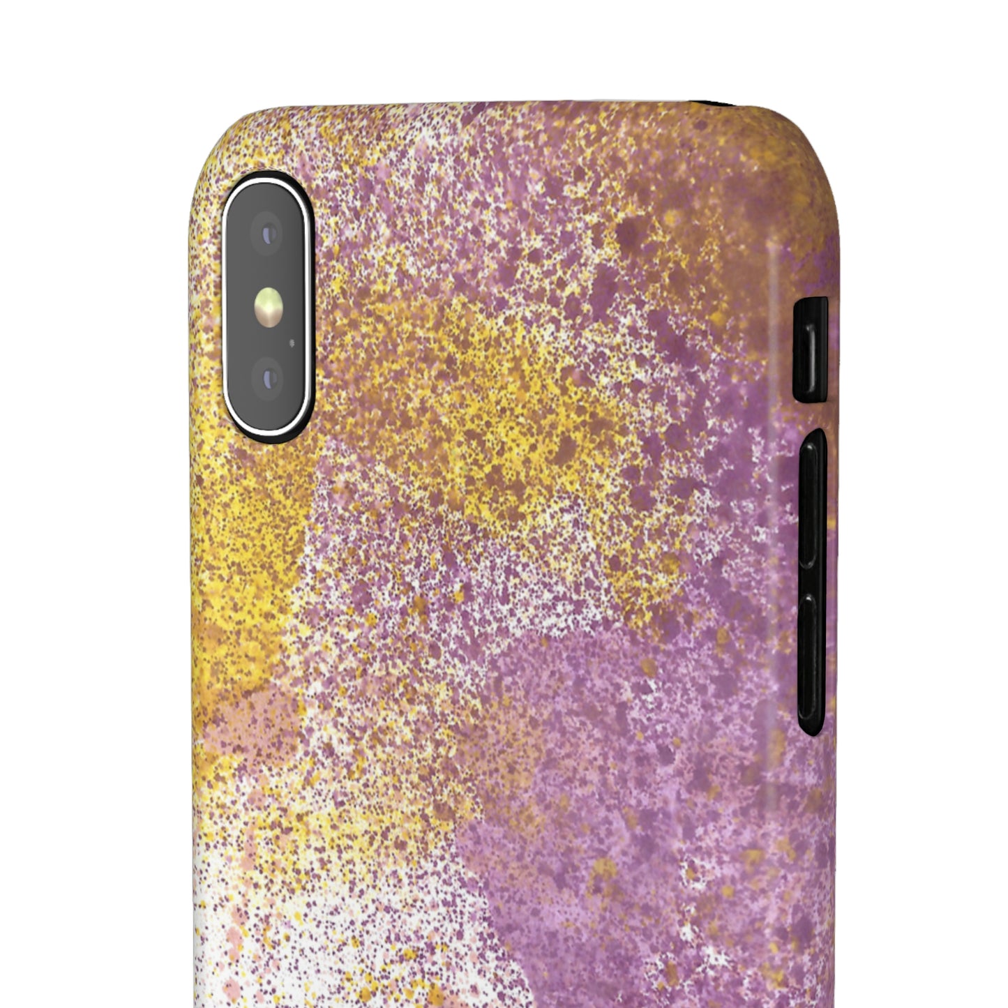 iPhone Samsung Galaxy Pixel5G Snap Case Phone Case Purple Blocks