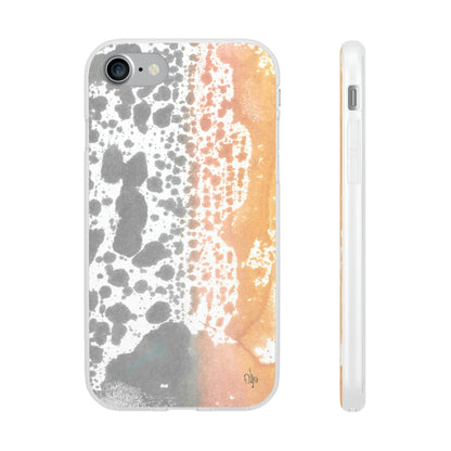 iPhone and Samsung Galaxy Flexi Phone Case Lava Waterfall - Alja Design