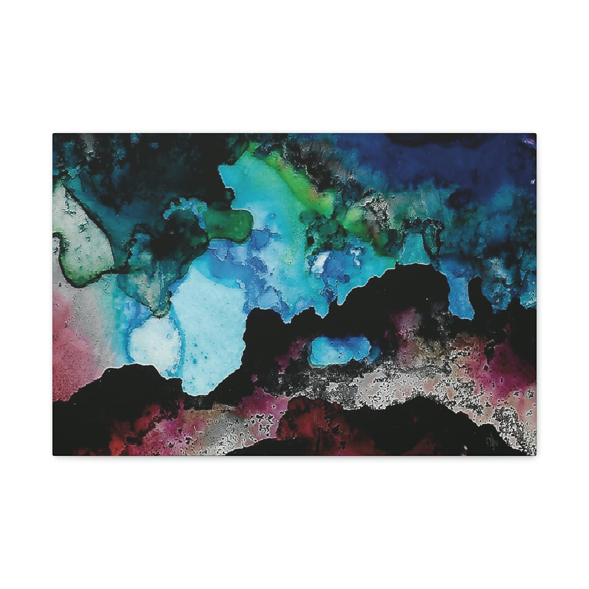 Inner Space 5 Canvas Print - Alja Design