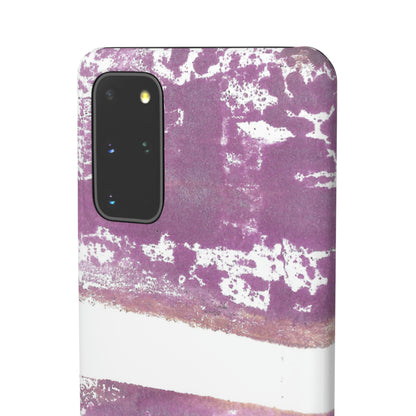 iPhone Samsung Galaxy Pixel5G Snap Case Phone Case Purple Horizon