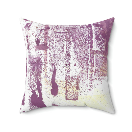 Purple Fantasy Two Square Pillow - Alja Design