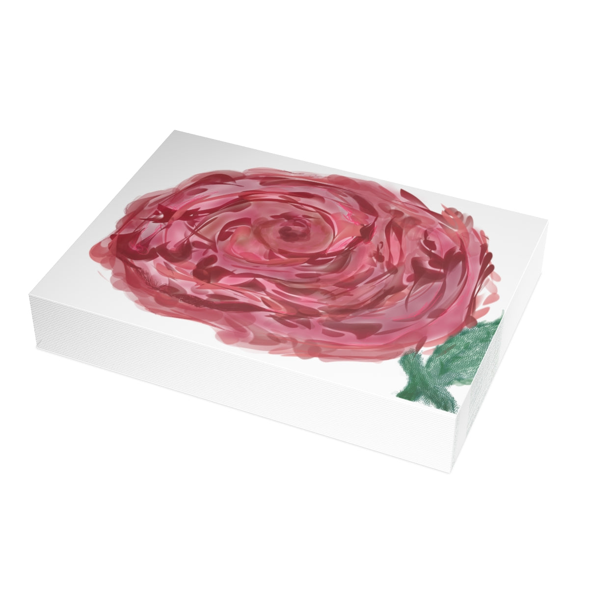 Rose Folded Greeting Card